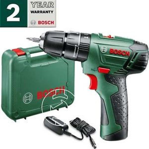 TALADRO ATORNILLADOR A BATERIA BOSCH PSB EASY LI-2 12 V.+ PUNTA DOBLE +MALETIN #1 image