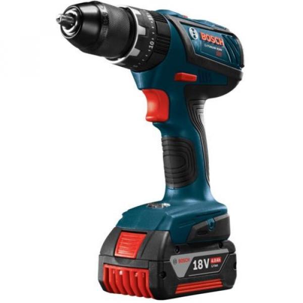 Bosch Li-Ion Hammer Drill/Driver Cordless Power Tool Kit 18-Volt Keyless HDS181A #2 image