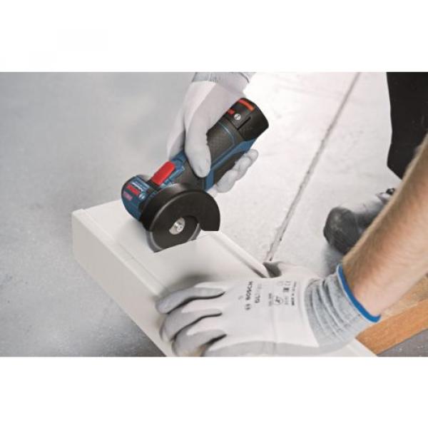 BOSCH CORDLESS ANGLE GRINDER GWS 10,8-76 V-EC / 12V-76 INCL. L-BOXX 06019F2003 #4 image