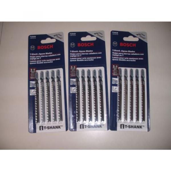 15 Piece Bosch T101D Jigsaw Blades 5-6 TPI High Carbon Steel T-Shank #1 image