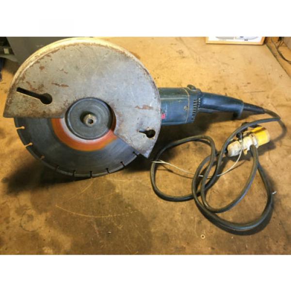 BOSCH GWS 24-300 300MM CUT OFF SAW + DIAMOND BLADE STIHL TYPE 110V *SEE VIDEO* #2 image