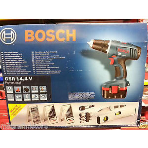 BOSCH GSR 14,4 V Professional 2 Batterie NI-CD 2,0 Ah + ACCESSORI IN REGALO #1 image