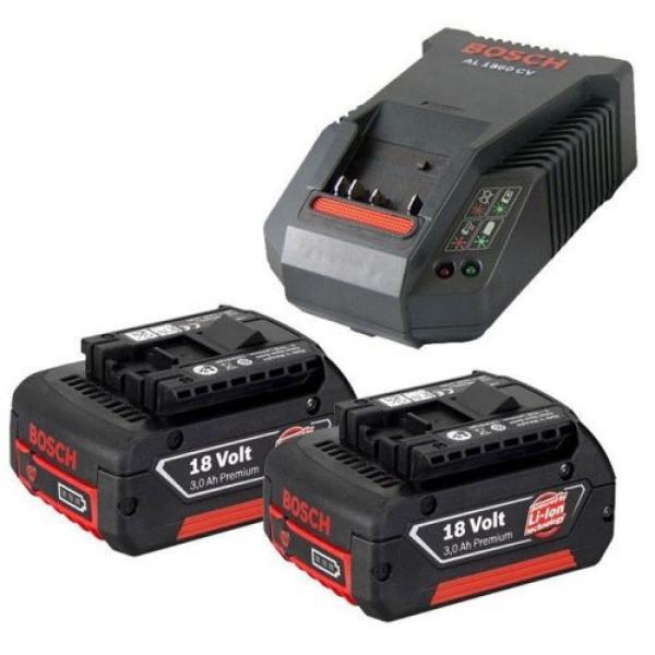 Bosch 18v 2x Battery 1x Charger 18V-LI 3.0Ah Starter Kit F005XR0131 Professional #2 image