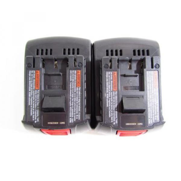 LOT OF (2) BOSCH BAT611 RECON 18 Volt 1.5Ah Lithium Ion #3 image