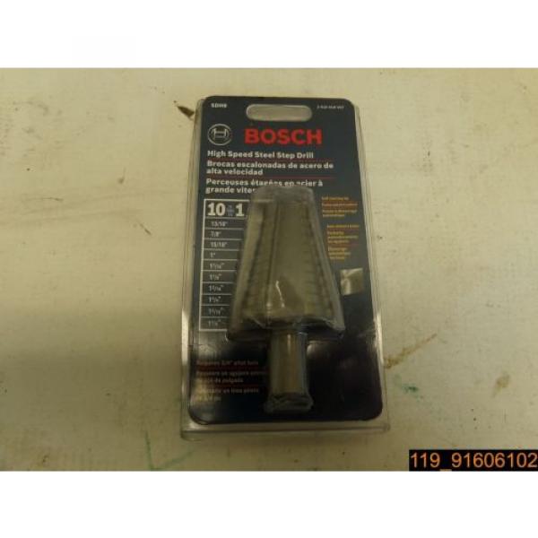 BOSCH SDH9 HIGH SPEED STEEL STEP DRILL BIT 13/16&#034; - 1 3/8&#034; SDH9 #1 image