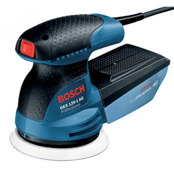 New Bosch GEX125-1AE Professional Random Orbital Sander 220V with Sanding Sheet #1 image