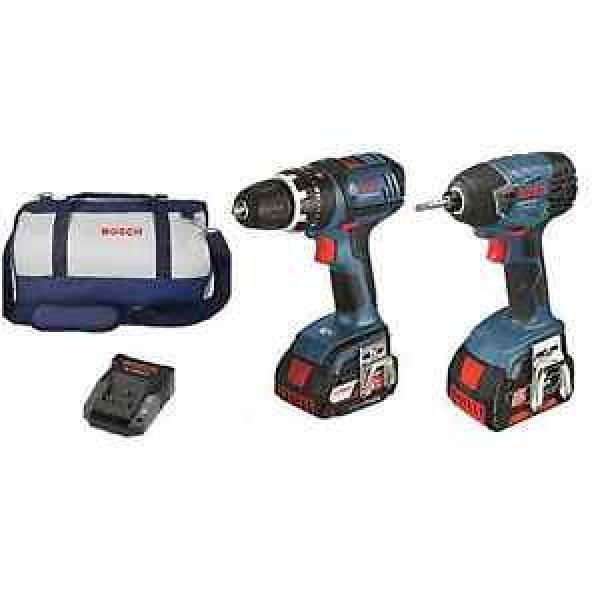 Bosch Blue CORDLESS DRILL KIT 18V Li-ion 2Pcs,Electronic Motor &amp; Cell Protection #1 image