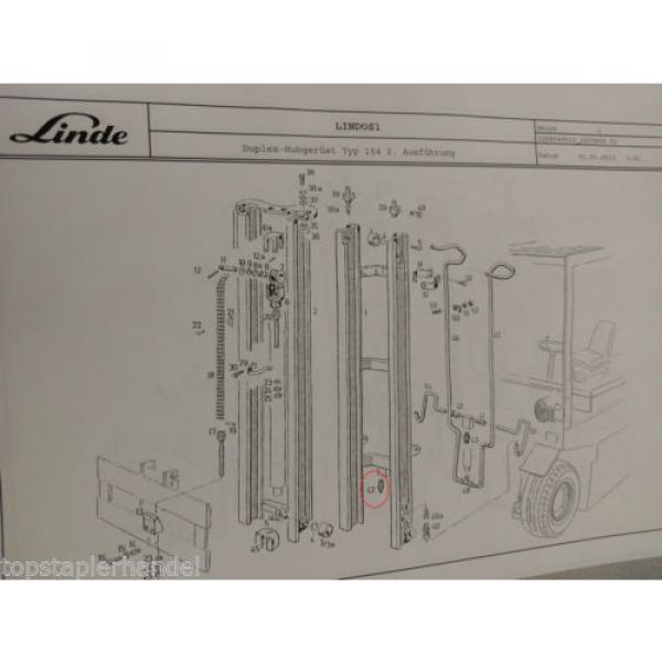 Valve Overpressure Flow Linde no. 0009442339 Type E20/25/30 H20/25/30 etc #3 image