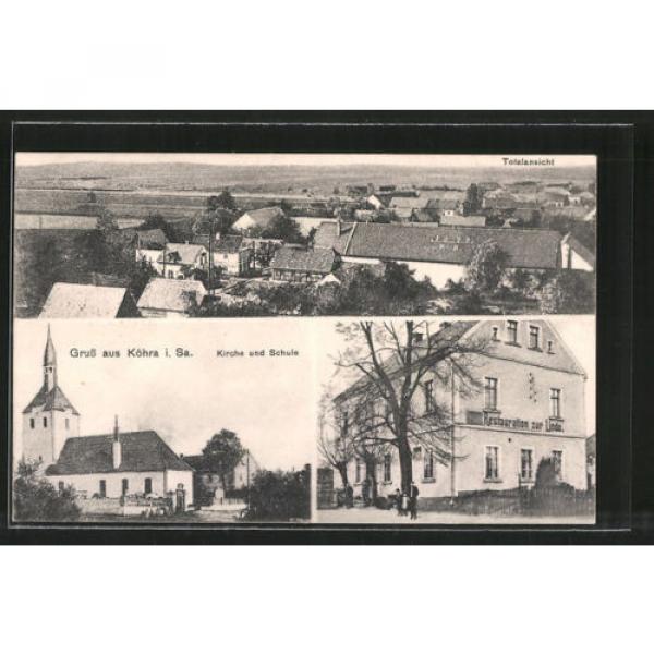 tolle AK Köhra, Restaurant zur Linde, Kirche und Schule #1 image