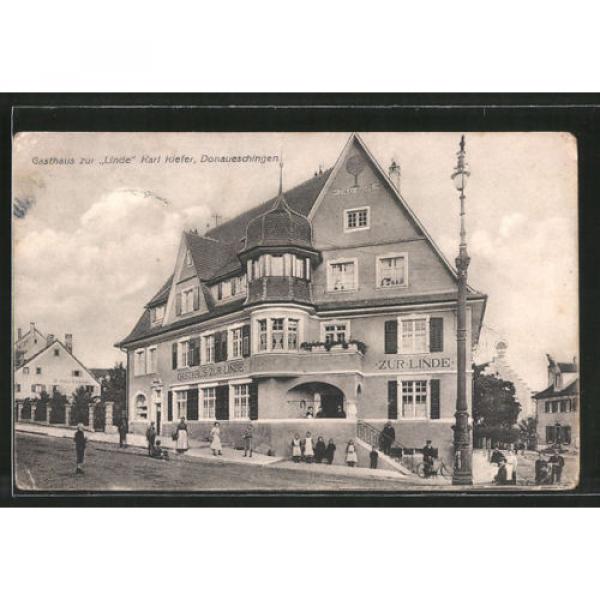 schöne AK Donaueschingen, Gasthaus zur Linde von Karl Kiefer #1 image