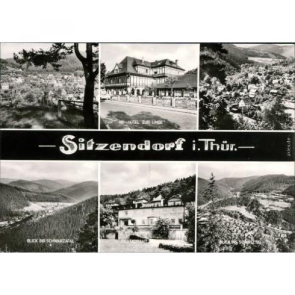 Sitzendorf HO-Hotel zur Linde, Blick ins Schwarzatal, Restaurant, Überblick 1976 #1 image