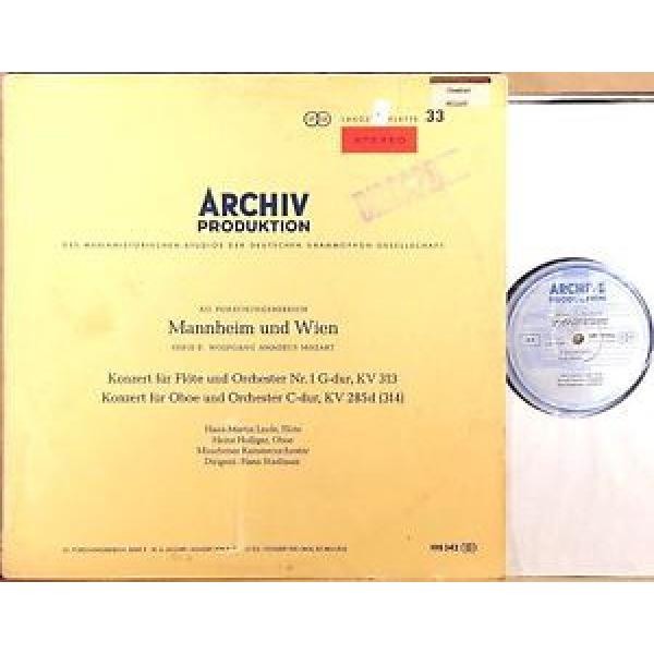 ARCHIV RED STEREO ED1 Mozart LINDE Flute HOLLIGER Oboe STADLMAIR SLPM 198 342 #1 image