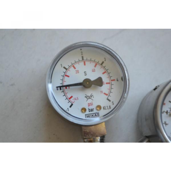 Linde Druck Regler + Afriso Membranfeder Manometer RF50IK1.2 /D3+Wika Manometer #3 image