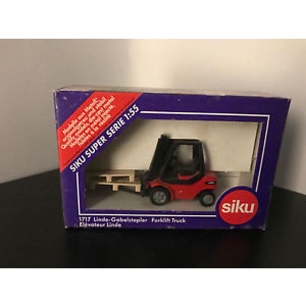 Siku Super Serie 1:55   1717 Linde-Gabelstabler/Guter Zustand-OVP Gebrauchspuren #1 image