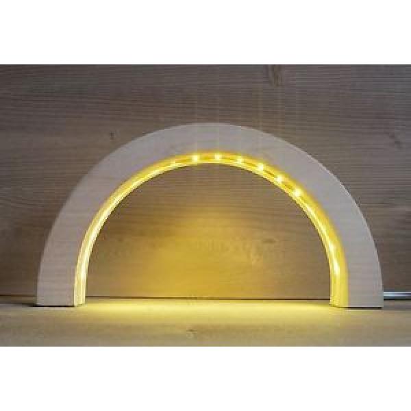 LED Schwibbogen Linde geschnitzt 12,5 cm Lichterbogen NEU #1 image