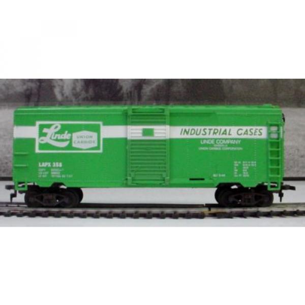 HO Scale Life-Like Linde Union Carbide 40&#039; Sliding Door Box Car LAPX #358 #2 image