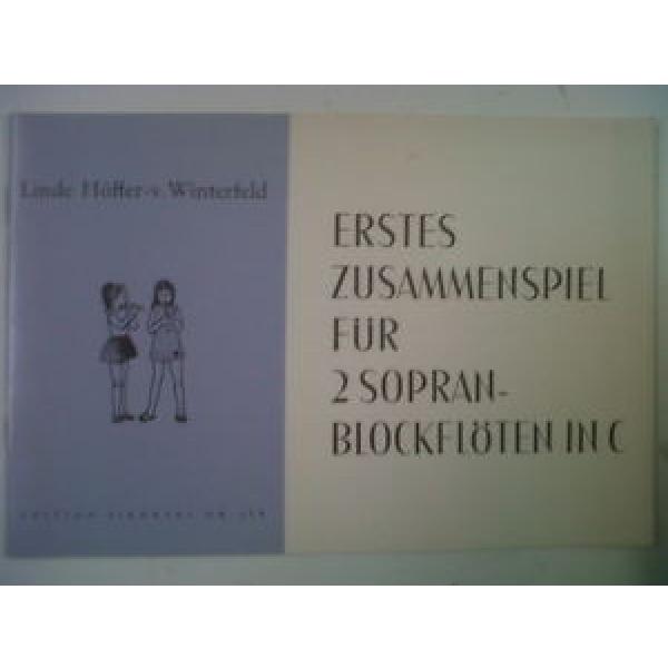 recorder ERSTES ZUSAMMENSPIEL Linde Hoeffer Winterfeld #1 image