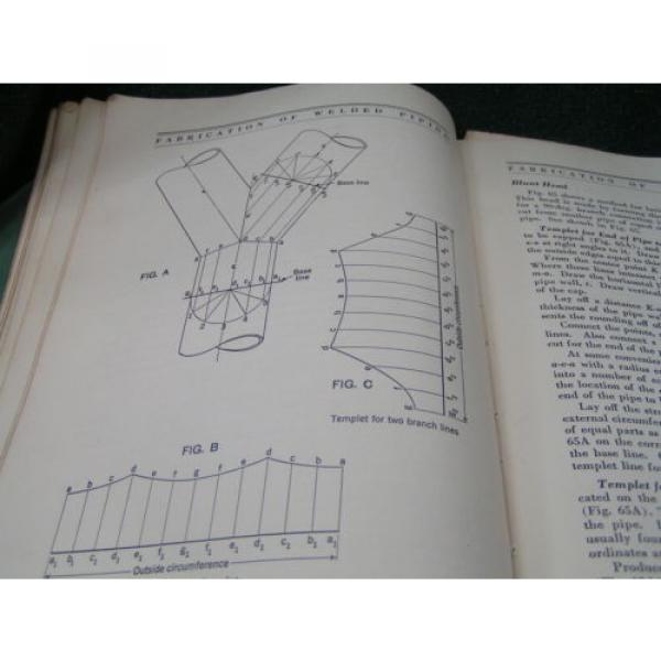 Vintage FABRICATION OF WELDED PIPING 4th ed - 1937 LINDE Union Carbide -FREESHIP #11 image