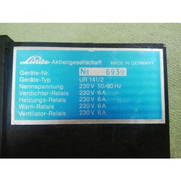 LINDE UR 141 CONTROL PANEL --- 0% VAT INVOICE --- #3 image