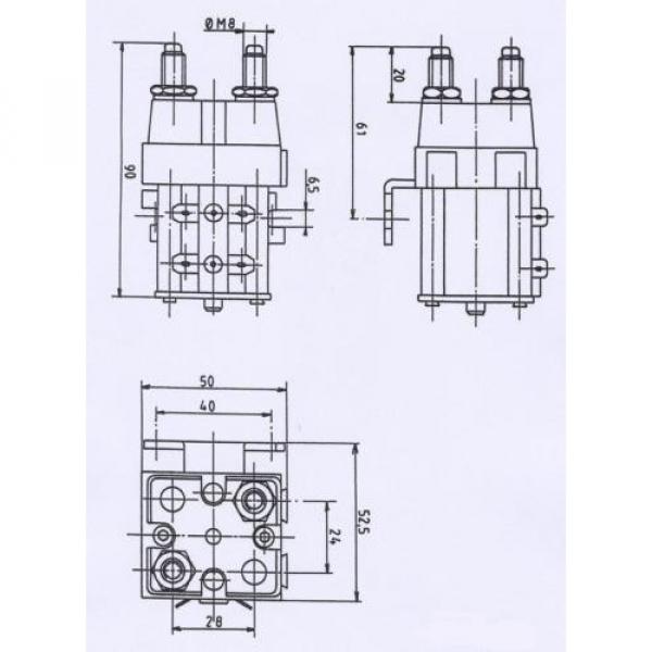 CONTACTEUR DE PUISSANCE HARDELLET 24 V VOLTS LINDE FENWICK 0009763526 UNIPOLAIRE #2 image