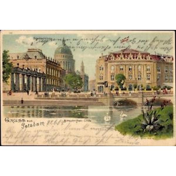 Litho Potsdam, Brücke, Stadtschloss, Bittschriften Linde - 913135 #1 image