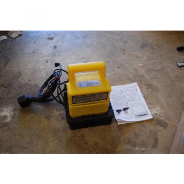 ENERPAC PUD-1100B HYDRAULIC PUMP T-481-110 PARKER CRIMPER PUMP 10000 PSI DUMP VA #6 image