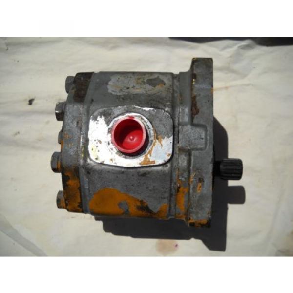 FIAT ALLIS KOMATSU HYDRAULIC PUMP C 84 03 R SPLINED  WITH PLATE #5 image