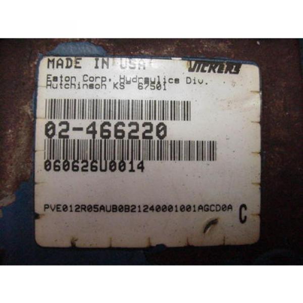 Vickers Eaton  Hydraulic Pump 02-466220, PVE012R05AUB0B21240001001AGCD0A PVE012 #4 image