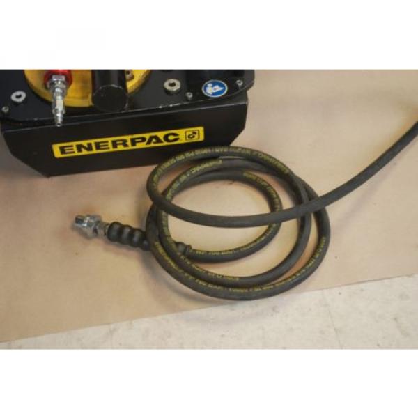 ENERPAC ZA4608MX AIR DRIVEN HYDRAULIC PUMP 10,000PSI 3-WAY 3-POS. GAUGE &amp; VALVE #5 image