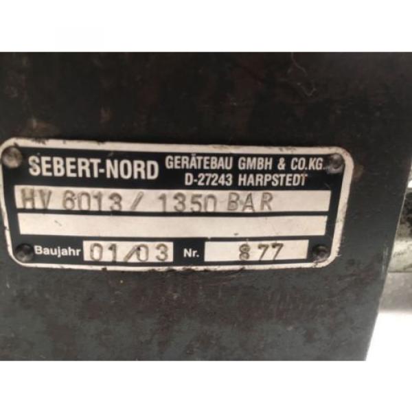 Sebert-Nord HV 6013 High Pressure Hand Pump 1350 Bar Capacity *Free Shipping* #5 image