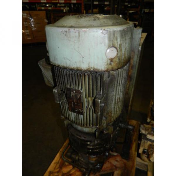 5 HP Hydraulic Unit w/ Vickers Pump, Type# PVB15RSY31CM11, Vertical, Used #3 image