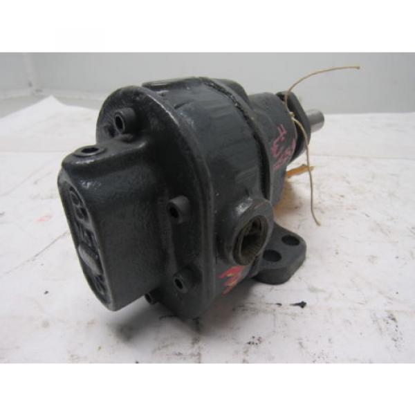 Brown &amp; Sharpe No. 1 Hydraulic Rotary Gear Pump 1.1 GPM at 200PSI 9/16&#034; Shaft #6 image