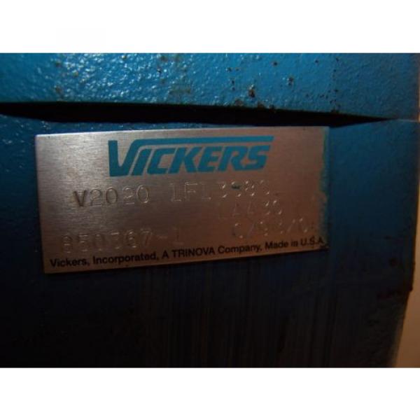 Origin VICKERS FIXED DISPLACEMENT DOUBLE VANE HYDRAULIC PUMP V2020-1F13S8S-1AA30 #6 image