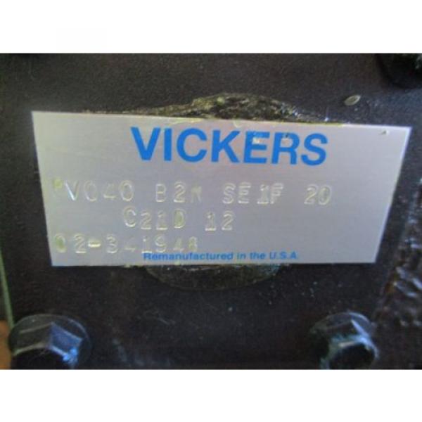 Origin VICKERS HYDRAULIC PUMP PV040B2RSE1F20 C21D12 #2 image