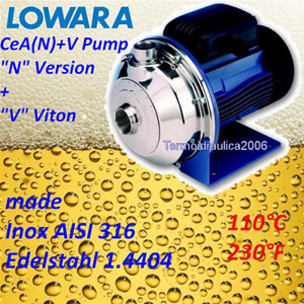Lowara CEA AISI316+V Centrifugal Pump CEA210/4N/D+V 1,5KW 2HP 3x400V 50HZ Z1 #1 image