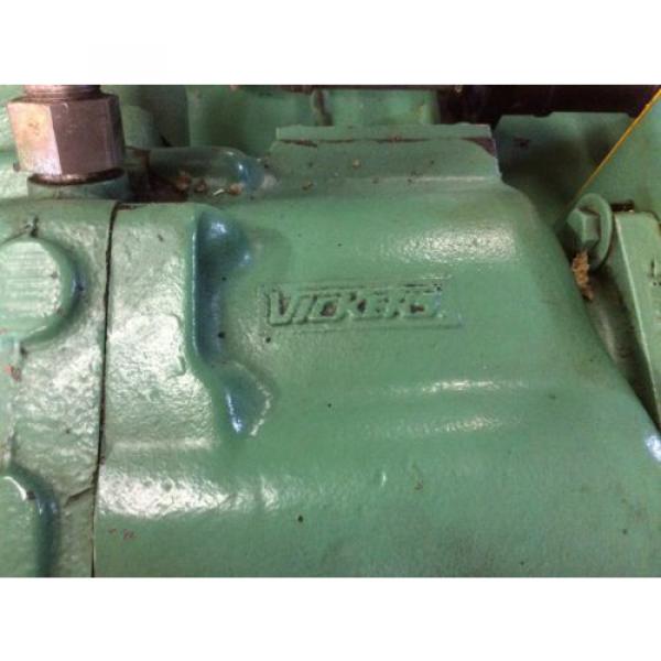 Capitol 40hp hydraulic pump system w/tank, 60#034;-30#034;-22#034;, Vickers pump, see pics #8 image