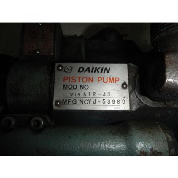Daikin V15AIR-40/M15A1-2-30 15KW 2HP  Hydraulic Pump/Motor Combo 5GPM #2 image