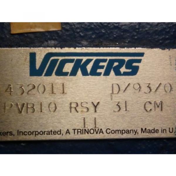 Vickers Hydraulic Pump PVB10 RSY 31 CM 11 _ PVB10RSY31CM11 #8 image