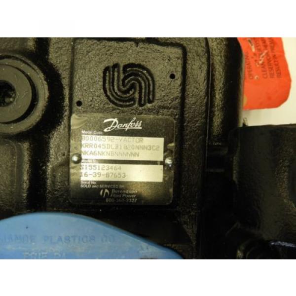 Danfoss Piston Pump 2100 Rear Piston Pump KRR045DLB1 820NNN3C2 80006592-Vactor #3 image