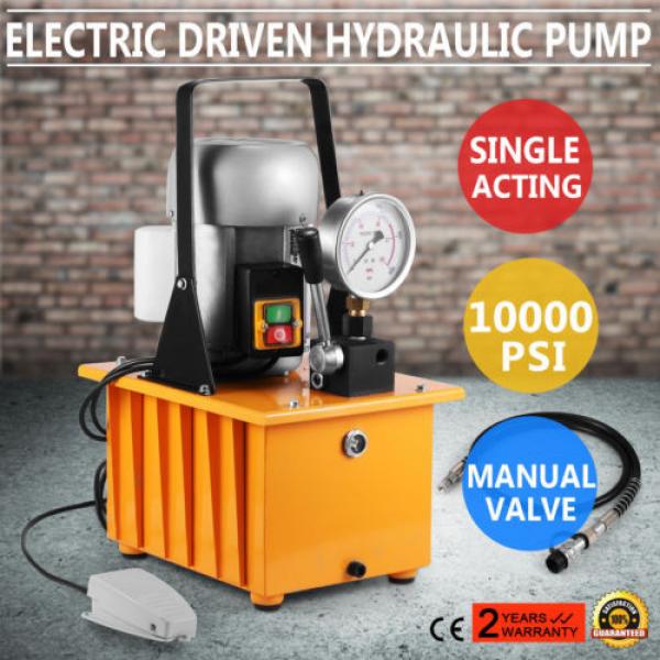 Electric Driven Hydraulic Pump 10000 PSI (Single acting manual valve) #1 image