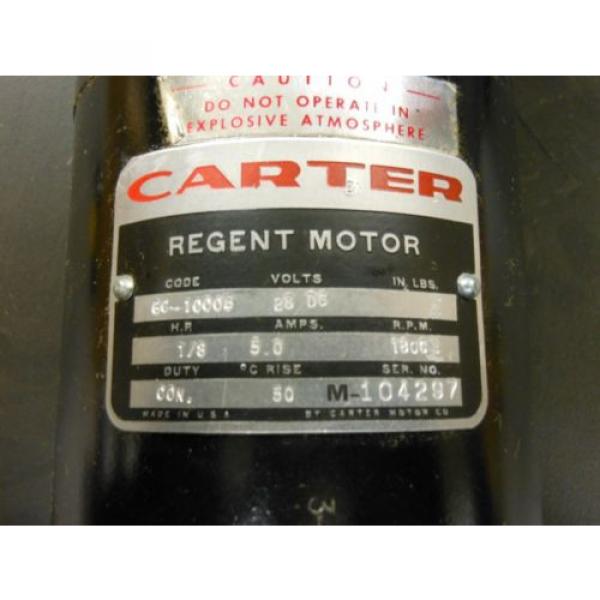 CARTER-REGENT-MOTOR/ John S. BARNES Boost Pump GC-1000B 1/8 hp 3.8 gpm 28V NEW #2 image