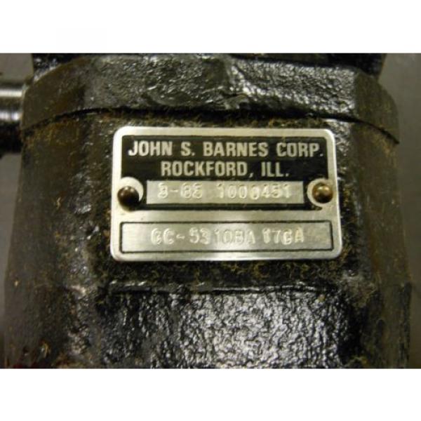 CARTER-REGENT-MOTOR/ John S. BARNES Boost Pump GC-1000B 1/8 hp 3.8 gpm 28V NEW #4 image