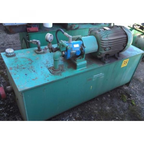 Vickers Hydraulic Unit By PHL PVB15 LSY 40 CM11 with WEG 15 HP Motor #1 image