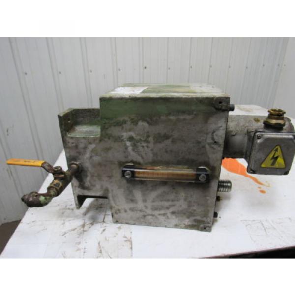 Nippon TOP-IME75-2 Trochoid Pump Hydraulic W/Tank From an Okuma LC20-2SC #12 image