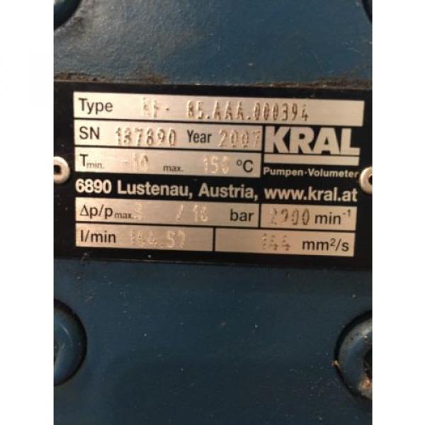 Kral Screw Pump Type KF 85.AAA.000394 #2 image