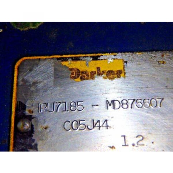 PARKER HYDRAULIC POWER UNIT HPU7185-MD876607_C05J44_MOTOR: : MESC1P7C-10 #8 image