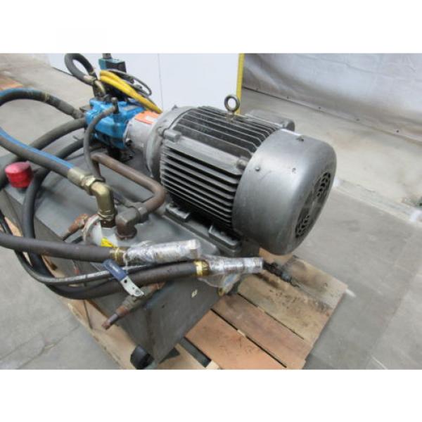 VICKERS T50P-VE Hydraulic Power Unit 25 HP 2000PSI 33GPM 70 Gal Tank #9 image