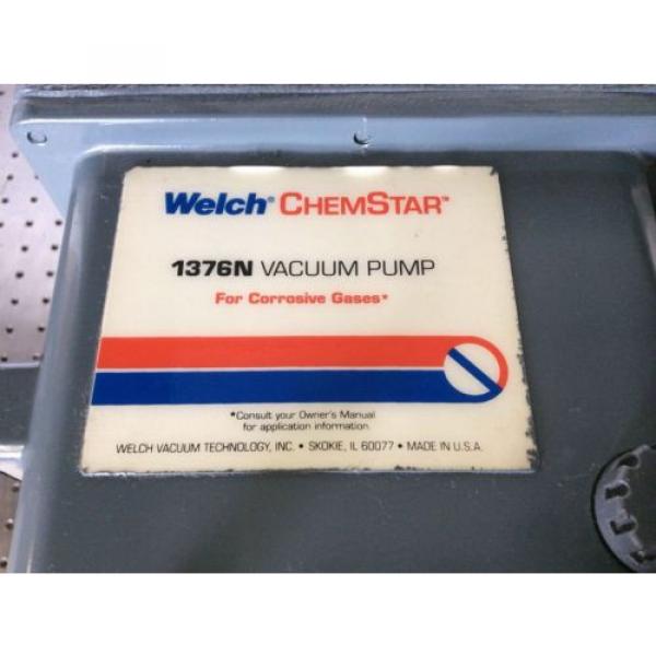 Welch 1376N Vacuum Pump For Corrosive Gasses 1725 RPM #4 image