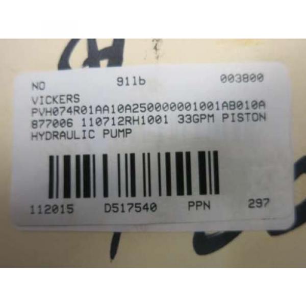 Origin VICKERS PVH074R01AA10A250000001001AB010A 877006 PISTON PUMP D517540 #6 image