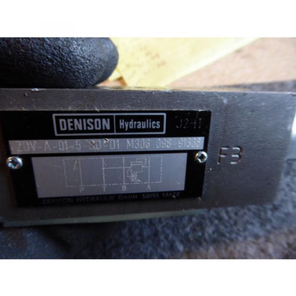 Origin DENISON FLOW CONTROL VALVE # ZDV-A-01-5-S0-D1 M306 098-91366 #1 image